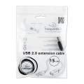 cablexpert ccp usb2 amaf 015m usb 20 extension cable 15cm extra photo 1