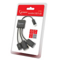 gembird uhb otg 02 otg mobile usb hub extra photo 1