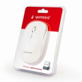 gembird musw 4b 01 w wireless optical mouse white extra photo 2