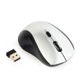 gembird musw 4b 02 bs wireless optical mouse black silver extra photo 1
