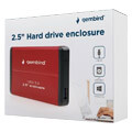 gembird ee2 u3s 2 r 25 usb 30 enclosure red extra photo 2