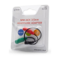 savio cls 13 mini jack 35mm headphone adapter extra photo 1