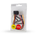 savio ak 11 power cable molex 4 pin m sata 15 pin f angled extra photo 1