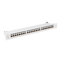 lanberg patch panel 24 port 1u cat7 ftp grey extra photo 3