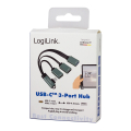 logilink ua0361 usb c hub angled plug 2x usb 20 af 1x usb 30 af extra photo 4