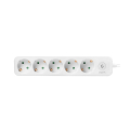 logilink lps246 socket outlet 5 way with switch 15m white extra photo 1