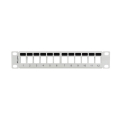 lanberg 12 port 1u patch panel blank grey extra photo 1