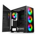 savio prime x1 argb case glass extra photo 3