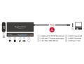 delock 87721 usb type c 31 docking station hdmi 4k 30 hz gigabit lan and usb pd function extra photo 2
