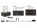 delock 62661 usb 30 dual docking station for 2 x sata hdd ssd with clone function extra photo 4