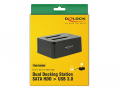 delock 62661 usb 30 dual docking station for 2 x sata hdd ssd with clone function extra photo 6