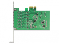 delock 89377 pci express card 6 x external 1 x internal usb 30 extra photo 4