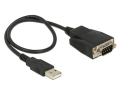 delock 62958 adapter usb 20 type a m 1 x serial rs 232 db9 m esd protection extra photo 1