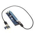 kolink pci e x1 to x16 powered riser card mining rendering kit sata 60cm extra photo 3