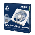 fan arctic p14 pwm pst white transparent extra photo 3