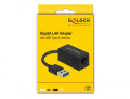 delock 65903 adapter superspeed usb type a male gigabit lan compact black extra photo 2