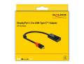 delock 63928 displayport adapter for a usb type c monitor 4k 60 hz extra photo 2