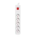 natec nsp 1719 bercy 400 5x french outlets surge protector white 15m extra photo 2