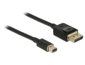 delock 84928 mini displayport to displayport cable 8k 60 hz 2 m dp 8k certified extra photo 1