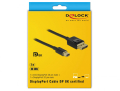 delock 84928 mini displayport to displayport cable 8k 60 hz 2 m dp 8k certified extra photo 3