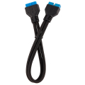 corsair diy cable premium sleeved i o cable extension kit black extra photo 3