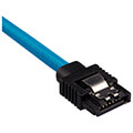 corsair diy cable premium sleeved sata data cable set straight connectors blue 30cm extra photo 2