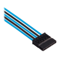 corsair diy cable premium individually sleeved dc cable pro kit type4 gen4 blue black extra photo 4