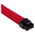 corsair diy cable premium individually sleeved eps12v cpu cable type4 gen4 red extra photo 1