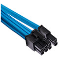 corsair diy cable premium individually sleeved pcie cable type4 gen4 blue extra photo 1