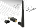delock 12462 usb 20 dual band wlan ac a b g n stick 433 150 mbps with external antenna extra photo 1 delock 12462 usb 20 dual band wlan ac a b g n stick 433 150 mbps with external antenna extra photo 1
