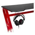 speedlinksl 660100 bkrd scarit gaming desk black red extra photo 1