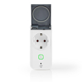 nedis wifipo120fwt wi fi smart plug outdoor 16a with power consumption meter extra photo 2