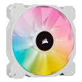 corsair icue sp140 rgb elite 140mm white pwm fan  dual fan kit with lighting node core extra photo 2