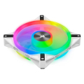 corsair icue ql140 rgb 140mm pwm white fan — dual fan kit with lighting node core extra photo 4 corsair icue ql140 rgb 140mm pwm white fan — dual fan kit with lighting node core extra photo 4