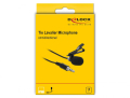 delock 66279 tie lavalier microphone omnidirectional 35 mm stereo jack male 3 pin adapter cable extra photo 3