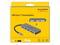 delock 87743 usb type c docking station for mobile devices 4k hdmi hub sd pd 20 extra photo 3