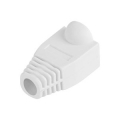 lanberg strain relief rj45 boot cap white 100 pack extra photo 2