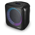 akai abts s6 portable speaker bluetooth karaoke usb tws led micro sd aux in aux out mic 20 w extra photo 2
