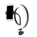 logilink aa0151 led ring fill light for smartphone 20 cm black extra photo 4