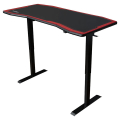 nitro concepts d16e gaming desk carbon red extra photo 2