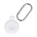 silicone case with hook for airtag white extra photo 1