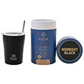 estia 01 12083 coffee mug save the aegean 350ml potiri thermos me kalamaki midnight black extra photo 1