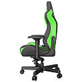 anda seat gaming chair ad12xl kaiser ii black green extra photo 2