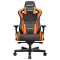 anda seat gaming chair ad12xl kaiser ii black orange extra photo 1