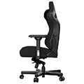 anda seat gaming chair kaiser 3 large black fabric extra photo 2