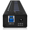 raidsonic icy box ib ac6113 active 13 port usb 30 hub aluminum enclosure 70420 extra photo 1