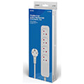 savio lz 08 surge protection power strip 4 sockets 3m extra photo 3