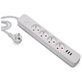 savio lz 12 surge protector 4 sockets with 3xusb a fast charge 15m extra photo 1