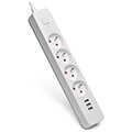 savio lz 12 surge protector 4 sockets with 3xusb a fast charge 15m extra photo 2