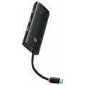 baseus lite series hub 5 in 1 3x usb 30 type c hdmi black extra photo 2